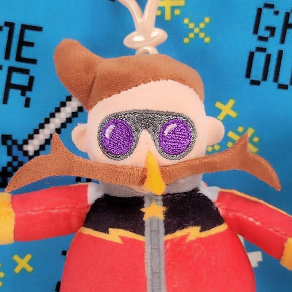 Netflix Sonic the Hedgehog Prime Dr Eggman 6" Clip Collectible Video Game Plush - Picture 4 of 8